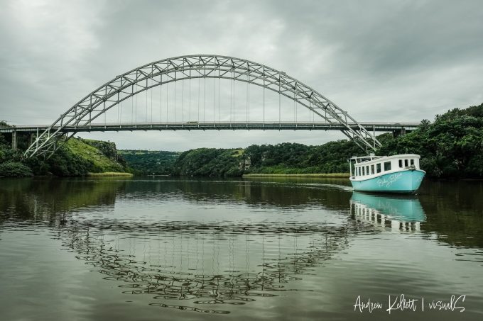 Baby Blue House Boat